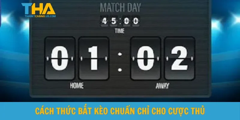 Cách thức bắt kèo chuẩn chỉ cho cược thủ